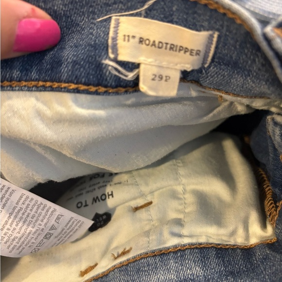 Madewell High-Rise Roadtripper Jeggings in Keele Wash: Knee-Rip Edition size 29P - Picture 5 of 5